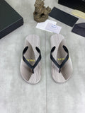 微商相册测试鞋子-Prada Striped Thong Flip-Flops — hero