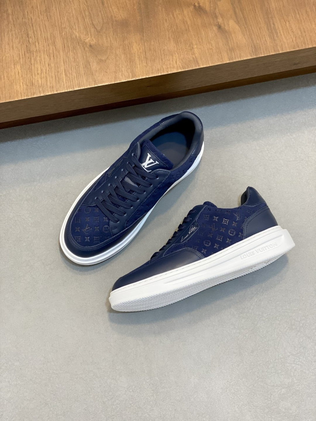 Louis Vuitton Monogram Low-Top Sneakers — front